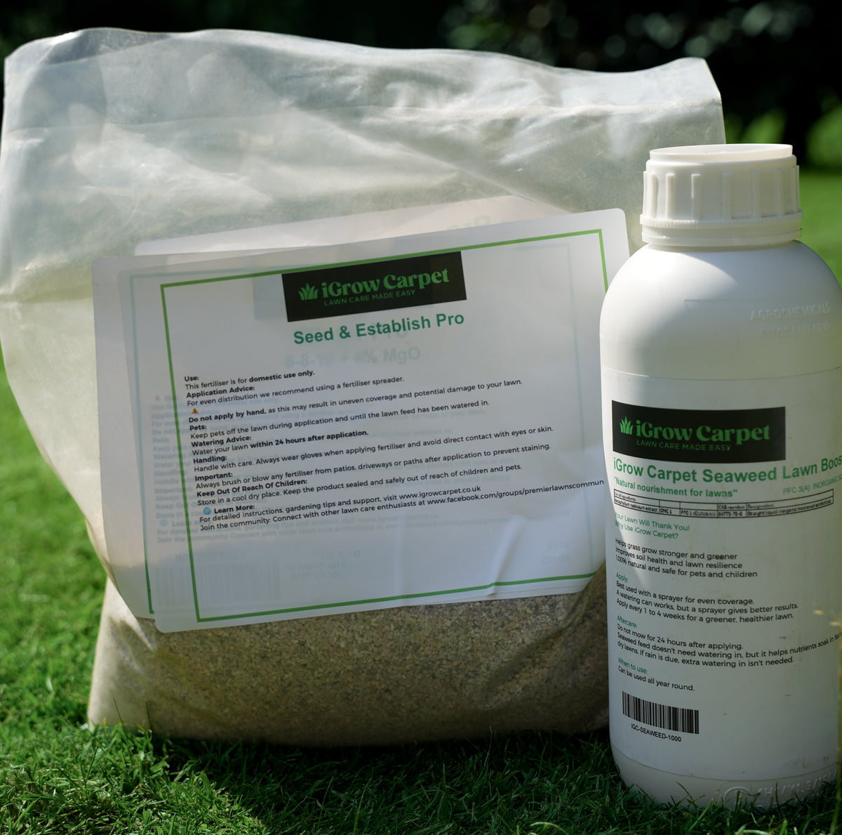 Robbie Recommends - Seeding Success Duo (2.5kg) - iGrow Carpet