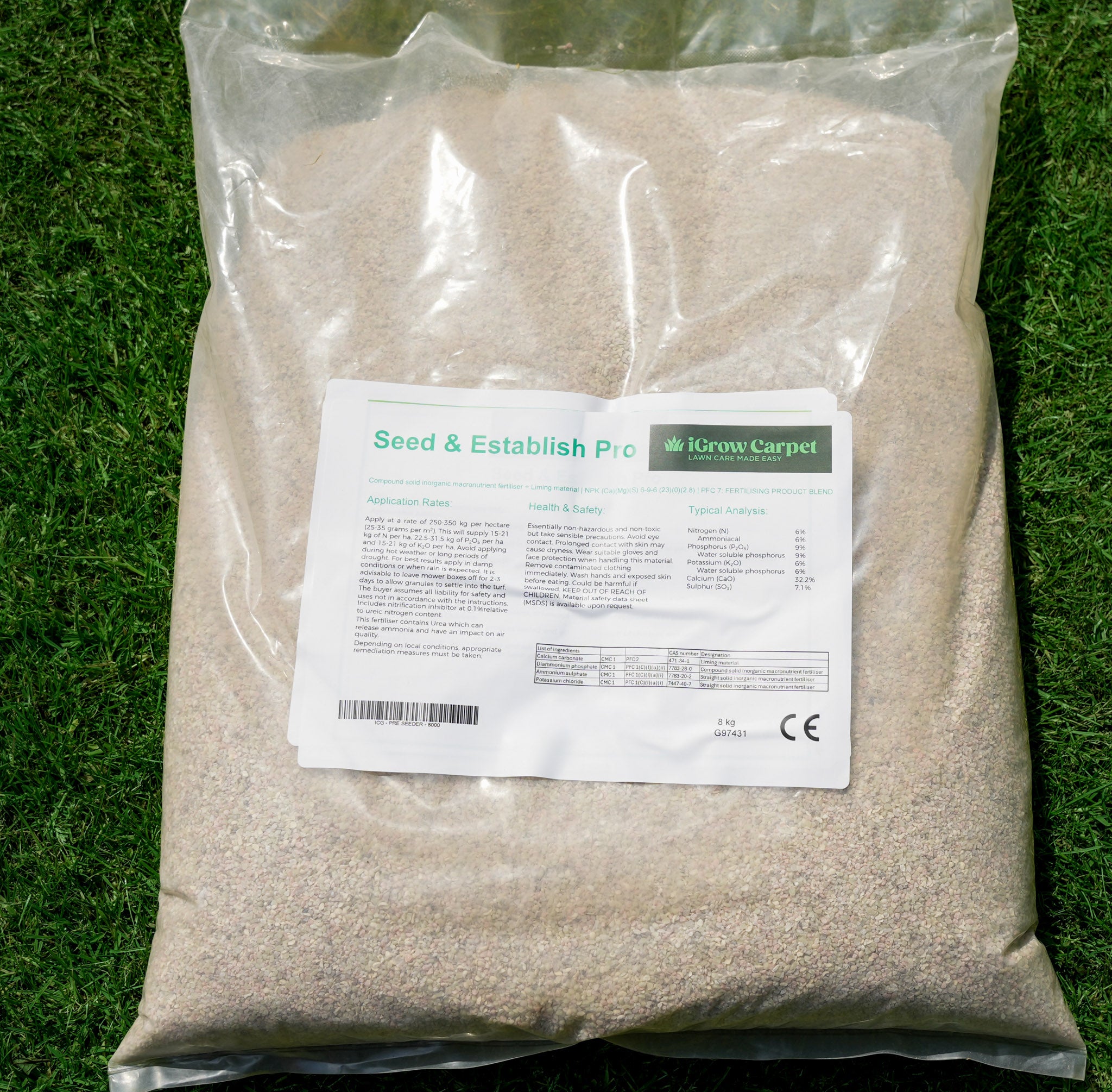 Seed and Establish Pro 8kg bag