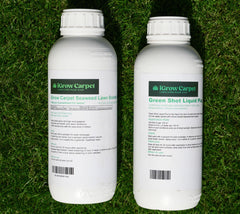The Greenkeeper's Liquid Combo (Green Shot Liquid Plus & Seaweed lawn booster) - iGrow Carpet