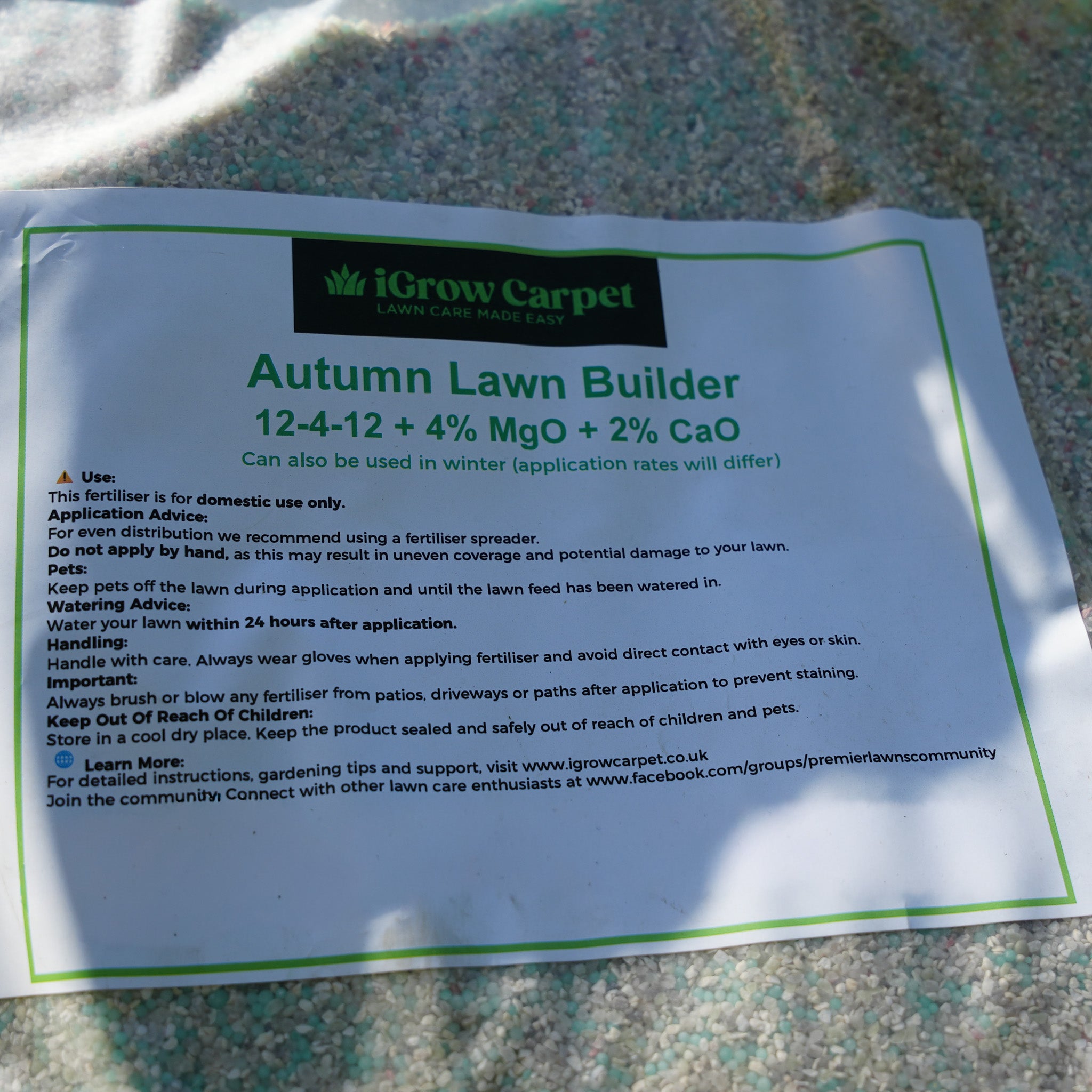 Autumn Lawn Builder Fertiliser